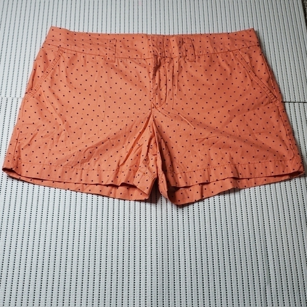 Tommy Hilfiger Orange Polka Dot Short Size 14